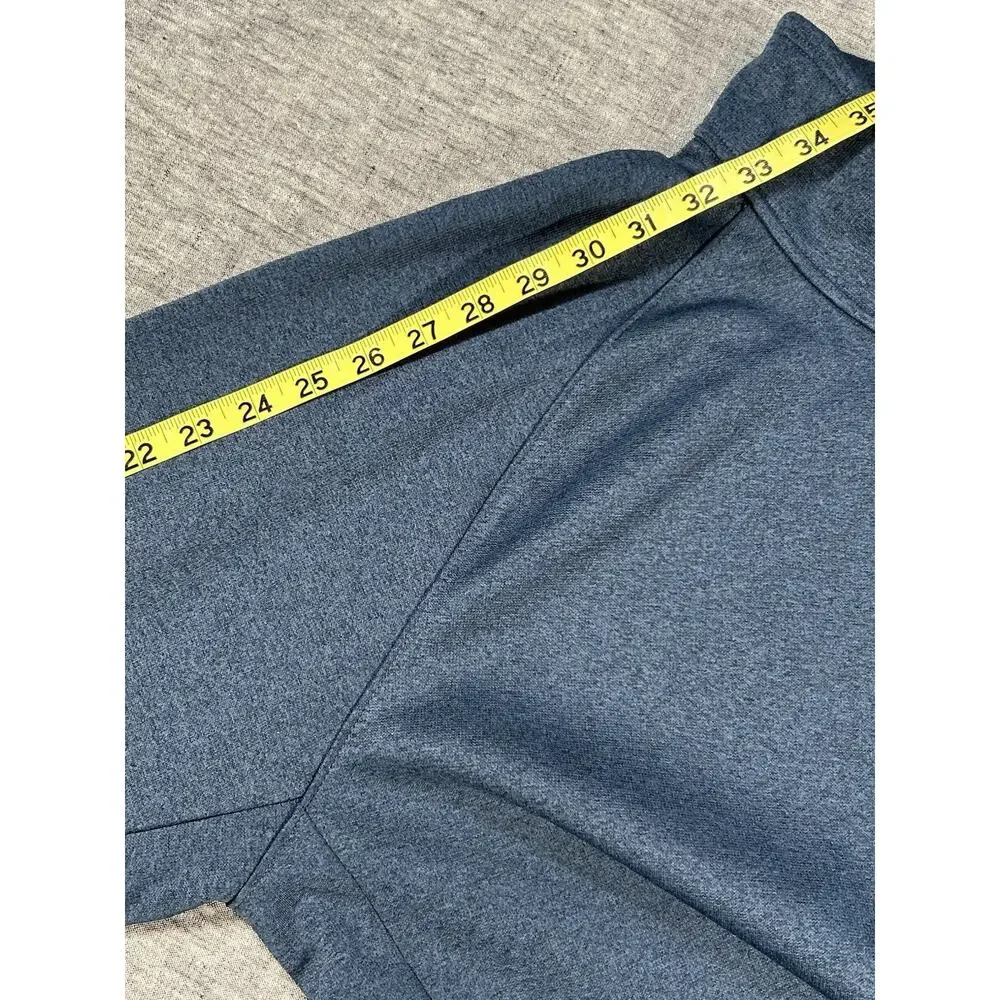 The North Face 1/2-Zip Pullover Mens Extra Large Blue Activewear Fleece Sweater